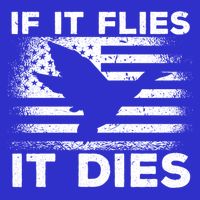 If It Flies It Dies American Flag Duck Hunter Gift Tank Top