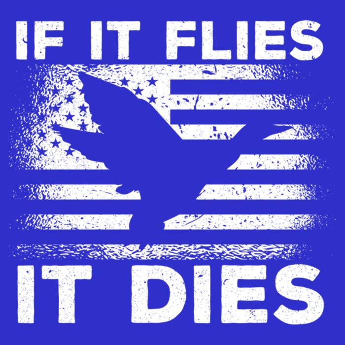 If It Flies It Dies American Flag Duck Hunter Gift Tank Top