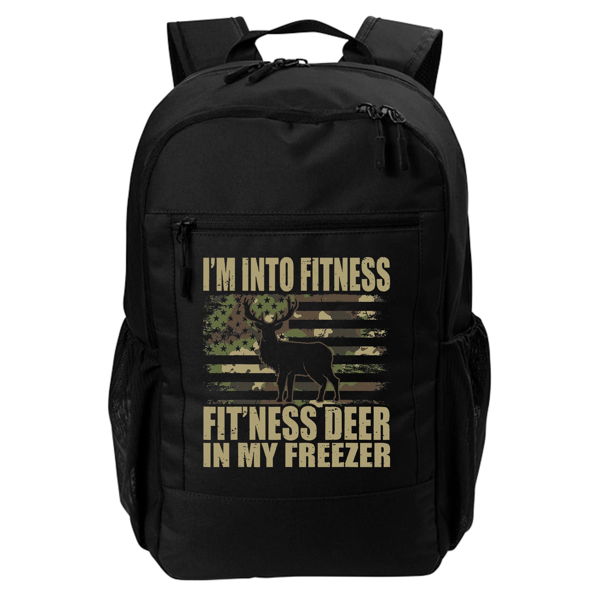 I'm Into Fitness Fit'ness Deer In My Freezer  Backpack