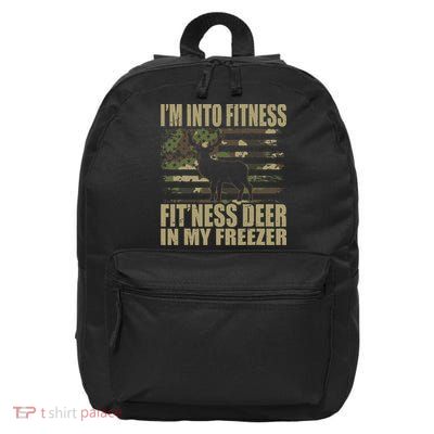 I'm Into Fitness Fit'ness Deer In My Freezer  16 in Basic Backpack