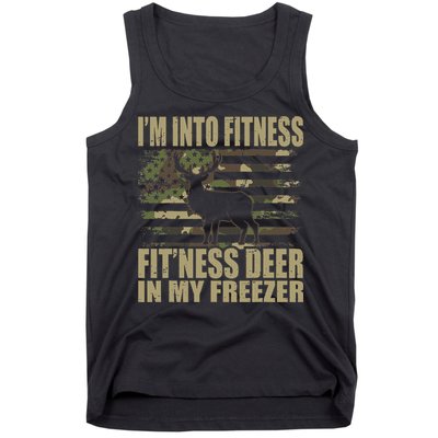 I'm Into Fitness Fit'ness Deer In My Freezer  Tank Top