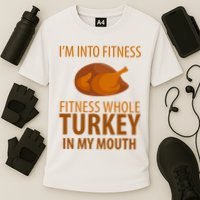 I'm Into Fitness Whole Tuckey In My Mouth Cooling Performance Crew T-Shirt