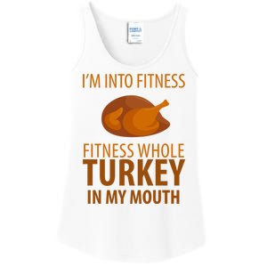 I'm Into Fitness Whole Tuckey In My Mouth Ladies Essential Tank