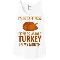 I'm Into Fitness Whole Tuckey In My Mouth Ladies Essential Tank