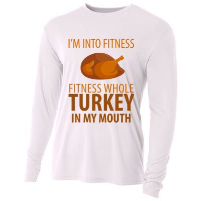 I'm Into Fitness Whole Tuckey In My Mouth Cooling Performance Long Sleeve Crew