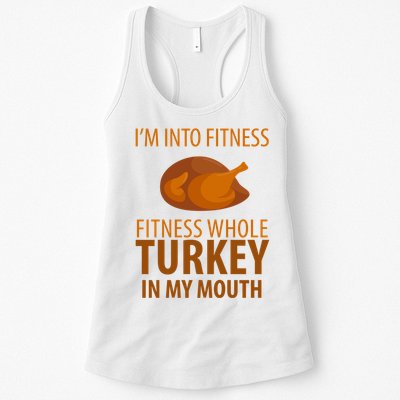 I'm Into Fitness Whole Tuckey In My Mouth Womens Tank Top