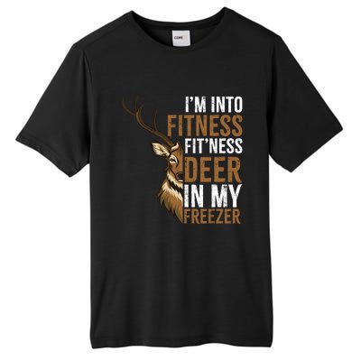 IM Into Fitness FitNess Deer In My Freezer Hunting Deer Tall Fusion ChromaSoft Performance T-Shirt