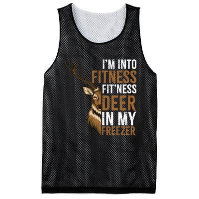 IM Into Fitness FitNess Deer In My Freezer Hunting Deer Mesh Reversible Basketball Jersey Tank