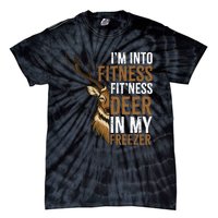 IM Into Fitness FitNess Deer In My Freezer Hunting Deer Tie-Dye T-Shirt