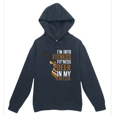 IM Into Fitness FitNess Deer In My Freezer Hunting Deer Urban Pullover Hoodie