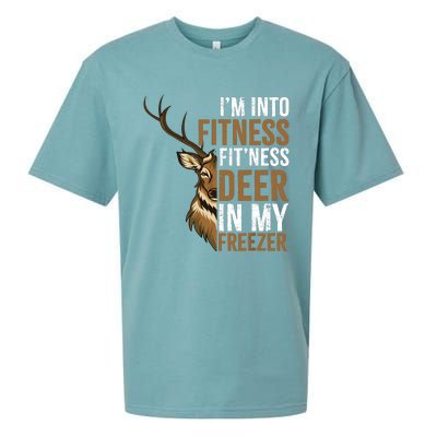 IM Into Fitness FitNess Deer In My Freezer Hunting Deer Sueded Cloud Jersey T-Shirt