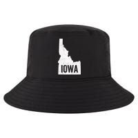 Idaho Iowa Funny Geography Mix Up Cool Comfort Performance Bucket Hat