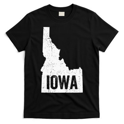 Idaho Iowa Funny Geography Mix Up T-Shirt