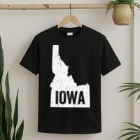 Idaho Iowa Funny Geography Mix Up T-Shirt