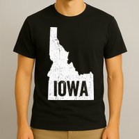 Idaho Iowa Funny Geography Mix Up T-Shirt