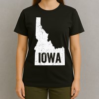 Idaho Iowa Funny Geography Mix Up T-Shirt