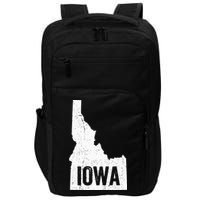 Idaho Iowa Funny Geography Mix Up Impact Tech Backpack