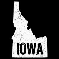 Idaho Iowa Funny Geography Mix Up Flat Bill Trucker Hat