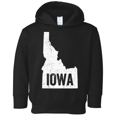 Idaho Iowa Funny Geography Mix Up Toddler Hoodie