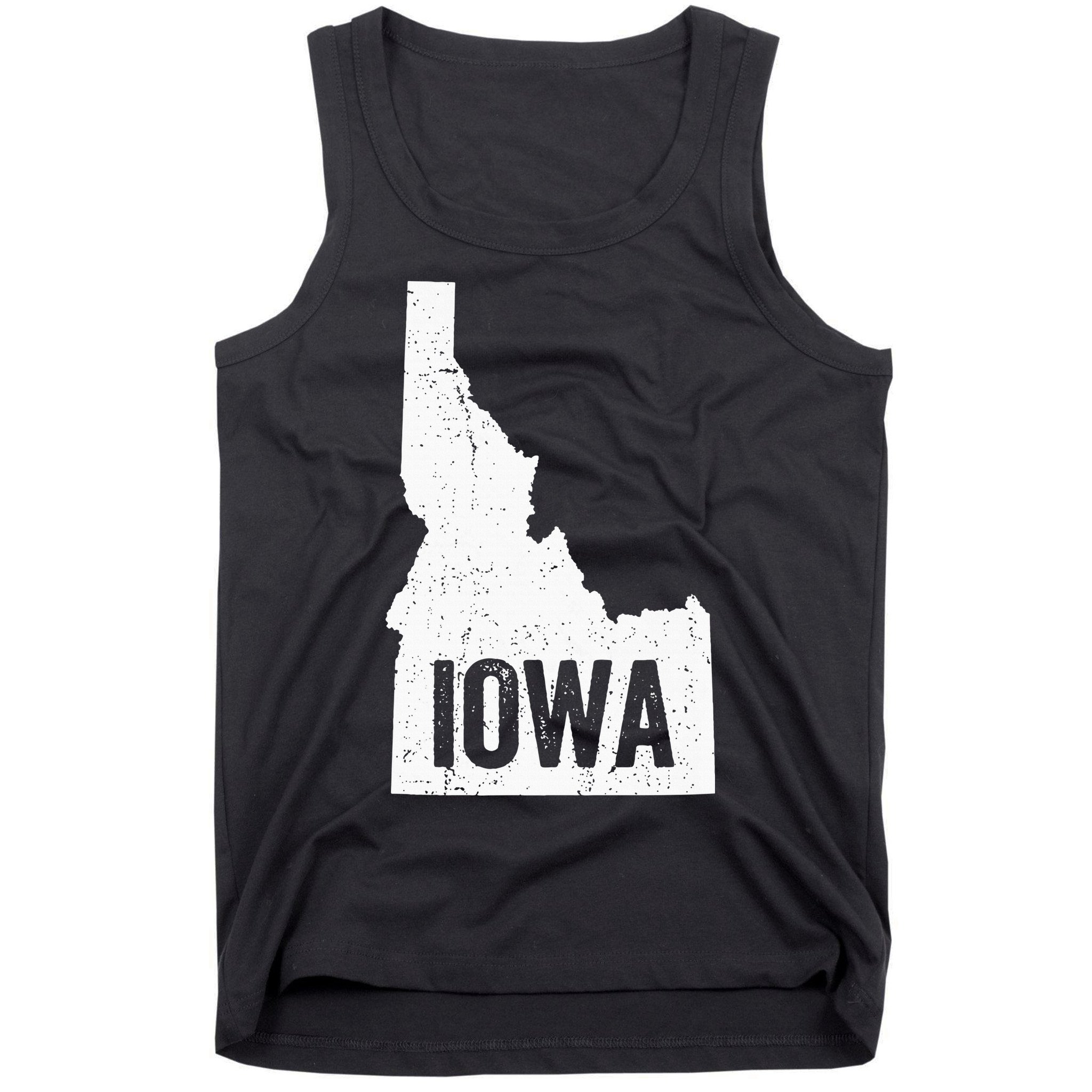 Idaho Iowa Funny Geography Mix Up Tank Top