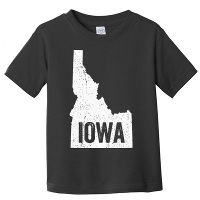 Idaho Iowa Funny Geography Mix Up Toddler T-Shirt