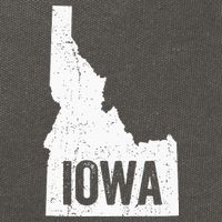 Idaho Iowa Funny Geography Mix Up Cotton Canvas Backpack