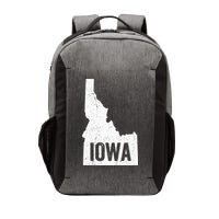 Idaho Iowa Funny Geography Mix Up Vector Backpack