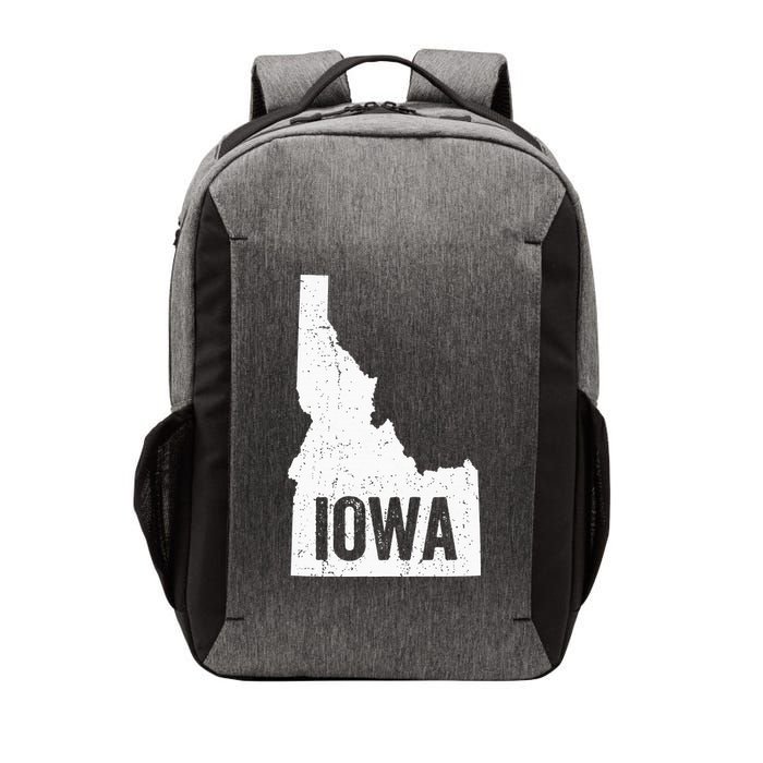 Idaho Iowa Funny Geography Mix Up Vector Backpack