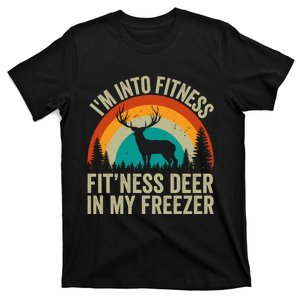 IM Into Fitness FitNess Deer In My Freezer Hunting Husband T-Shirt