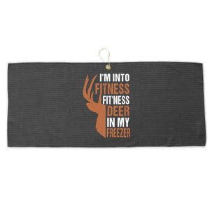 IM Into Fitness FitNess Deer In My Freezer Large Microfiber Waffle Golf Towel