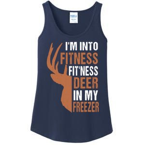 IM Into Fitness FitNess Deer In My Freezer Ladies Essential Tank