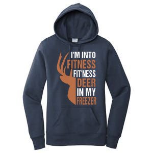 IM Into Fitness FitNess Deer In My Freezer Women's Pullover Hoodie