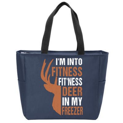 IM Into Fitness FitNess Deer In My Freezer Zip Tote Bag