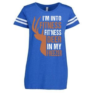 IM Into Fitness FitNess Deer In My Freezer Enza Ladies Jersey Football T-Shirt