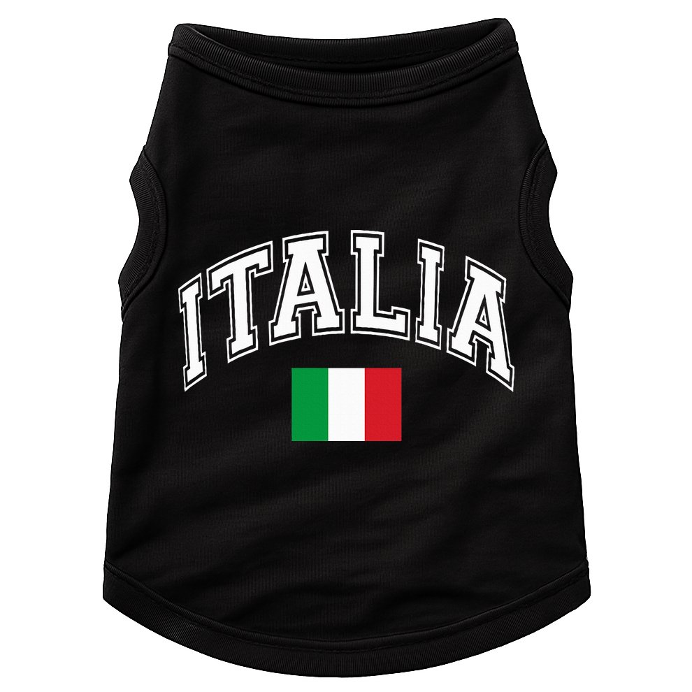 Italy Italian Flag Italia Doggie Tank