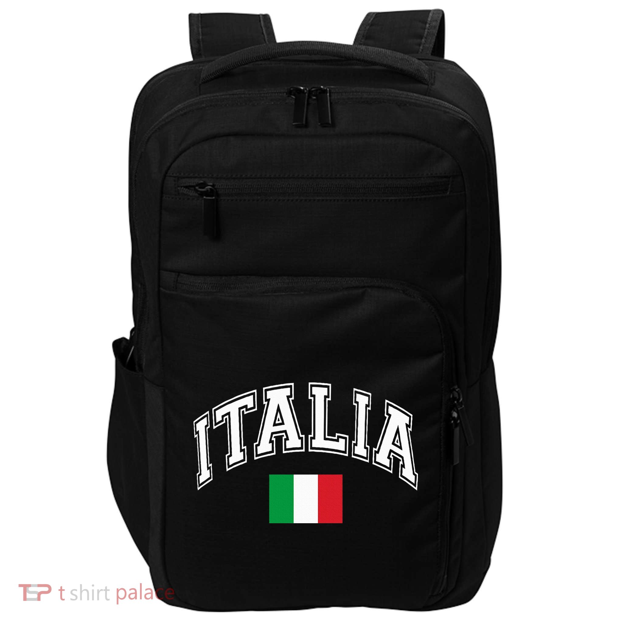 Italy Italian Flag Italia Impact Tech Backpack