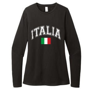 Italy Italian Flag Italia Womens CVC Long Sleeve Shirt