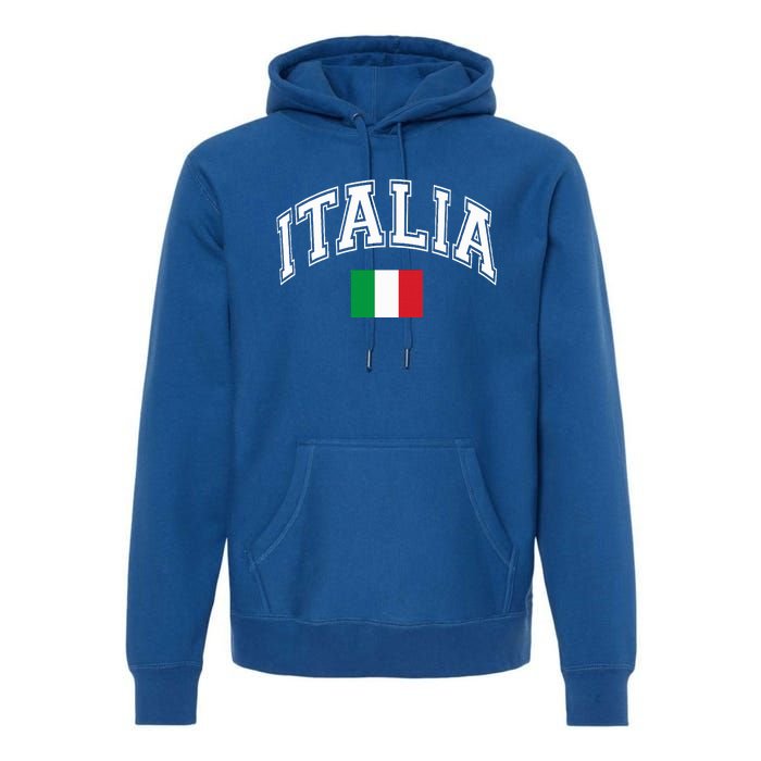 Italy Italian Flag Italia Premium Hoodie