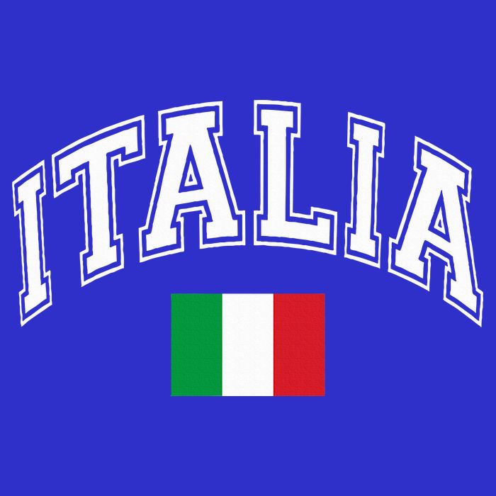 Italy Italian Flag Italia Womens T-Shirt
