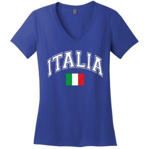 Italy Italian Flag Italia Women's V-Neck T-Shirt