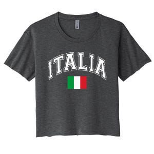 Italy Italian Flag Italia Women's Crop Top Tee