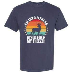 IM Into Fitness FitNess Deer In My Freezer Hunting Husband Garment-Dyed Heavyweight T-Shirt