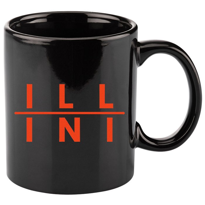 Illinois Il Fans 11oz C Handle Ceramic Mug