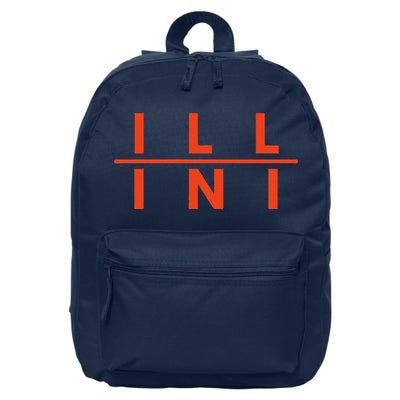 Illinois Il Fans 16 in Basic Backpack