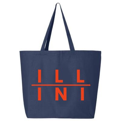 Illinois Il Fans 25L Jumbo Tote