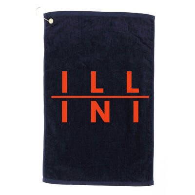 Illinois Il Fans Golf Towel
