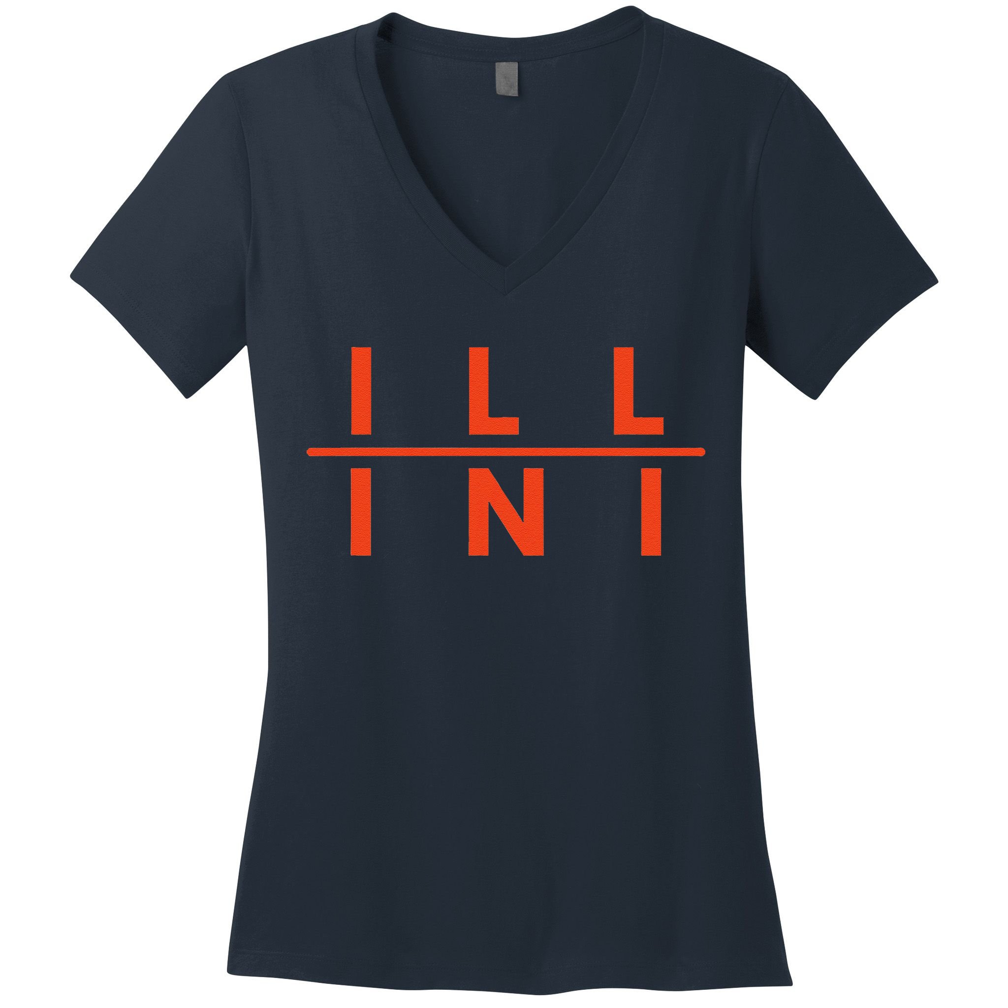 Illinois Il Fans Women's V-Neck T-Shirt