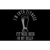 Im Into Fitness Fitness Beer In My Belly Funny Drinking Bumper Sticker