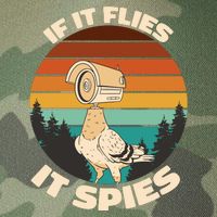 If It Flies It Spies Bird Watcher Government Spying Legacy Tie Dye Trucker Hat