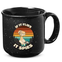 If It Flies It Spies Bird Watcher Government Spying 15oz Campfire Ceramic Mug
